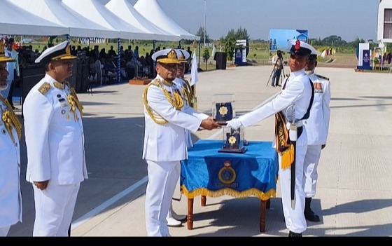 নৌবাহিনীর নবীন নাবিকের শিক্ষা সমাপনী কুচকাওয়াজ