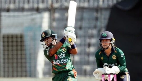 আয়ারল্যান্ডকে হোয়াইটওয়াশের স্বাদ দিলো বাঘিনীরা