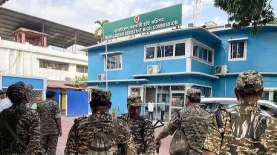 আগরতলা হাইকমিশনে হামলা: ৩পুলিশ কর্মকর্তা বরখাস্ত
