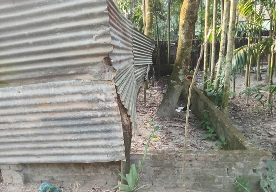 মুলাদীতে বাড়ি বড় করতে কবরস্থানের জমি দখলের অভিযোগ