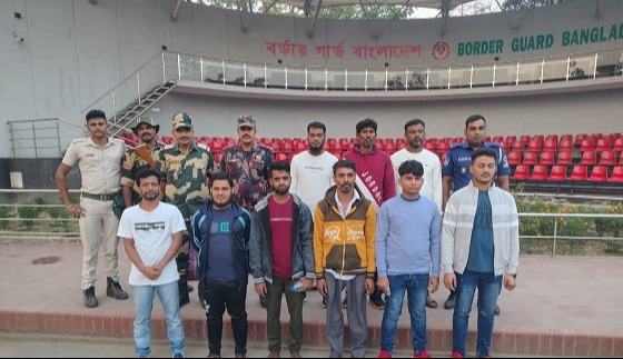 ভারতে কারাভোগ শেষে দেশে ফিরলেন ৯ যুবক