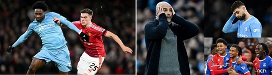 পয়েন্ট নষ্ট ম্যাঞ্চেস্টার সিটির, আবারও হারের বৃত্তে ম্যানইউ