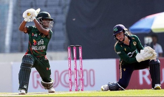 সিরিজ হারের পর এবার হোয়াইটওয়াশের স্বাদ পেলো বাঘিনীরা