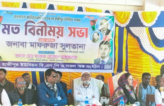 দৌলতখান বিএনপি'র মত বিনিময় সভা