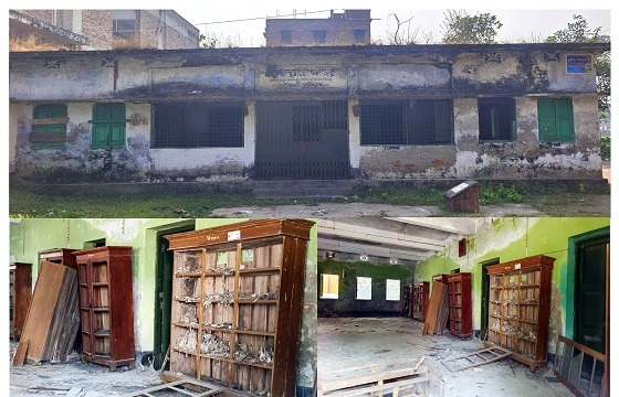 শহীদ স্মৃতি পাঠাগার এখন ইঁদুরের বাসস্থান