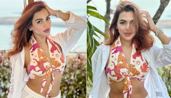 শীতে উত্তাপ ছড়ালেন নুসরাত ফারিয়া