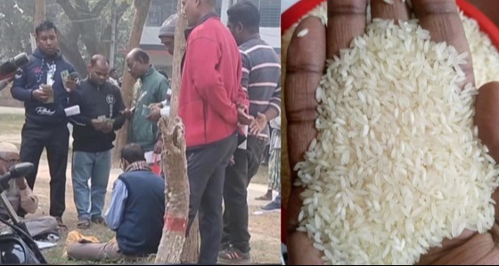 তানোরে চাল পানির দরে কিনছেন সিন্ডিকেট চক্র