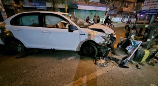 রাজশাহীতে সড়ক দুর্ঘটনায় জামায়াতের আমিরসহ আহত ৩