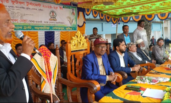 দৌলতপুরে জিয়াউর রহমান স্মৃতি ফুটবল টুর্নামেন্ট আনুষ্ঠানিক উদ্বোধন