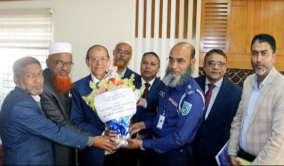 রংপুর জেলা পুলিশ সুপারের সাথে মতবিনিময়