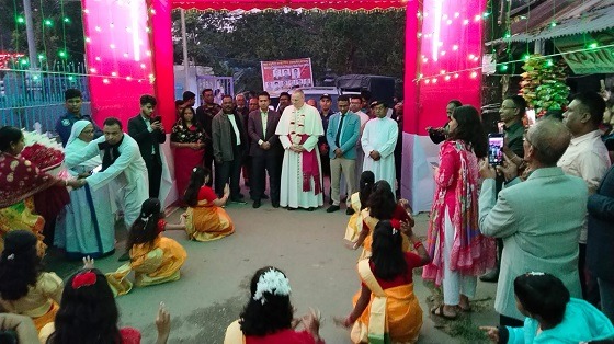 সিরাজদিখানে বড়দিনের অনুষ্ঠানে ভেটিকানের রাষ্ট্রদূত