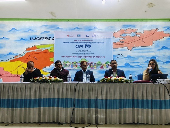 লালমনিরহাটে সাংবাদিকদের সঙ্গে মতবিনিময়