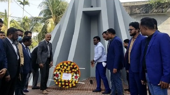 কাউখালীতে নবনির্মিত স্মৃতিসৌধ উদ্বোধন
