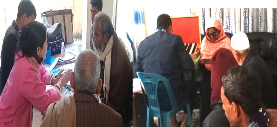 নাচোলে ফ্রি চক্ষু চিকিৎসাক্যাম্প