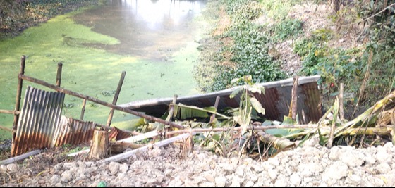 বাজিতপুরে জোড় পূর্বক ভাবে জায়গা দখলের অভিযোগ