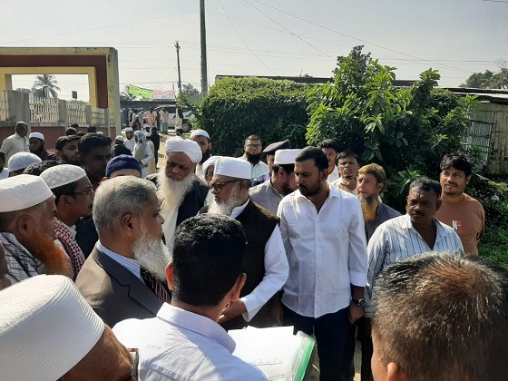 হাটহাজারীতে মডেল মসজিদের স্থান পরিদর্শন করলেন ধর্ম উপদেষ্টা