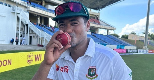 টেস্ট বোলিং র‌্যাংকিংয়ে তাসকিনের উন্নতি