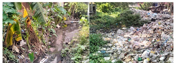 দখল-দূষনে ভরাট নদী ও খাল