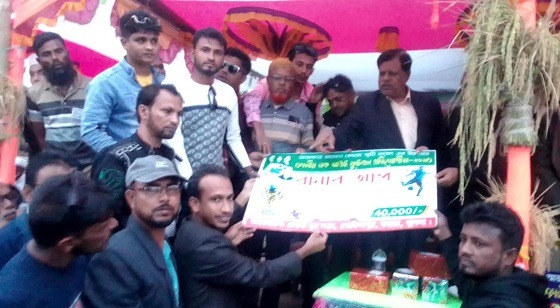 কয়রায় চাদপুর ফুটবল একাদশ চ্যাম্পিয়ন