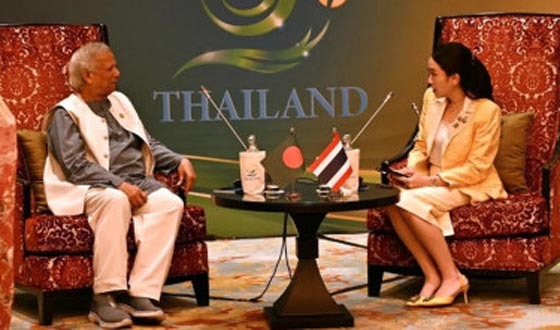প্রধান উপদেষ্টার সঙ্গে থাই প্রধানমন্ত্রীর বৈঠক