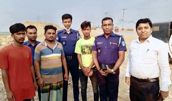 সরাইলে ৩ মাদকাসক্তের কারাদন্ড