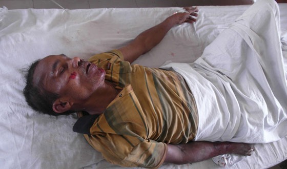 শিশু ধর্ষন চেষ্টার অভিযোগে এক ব্যক্তিকে গণপিটুনি