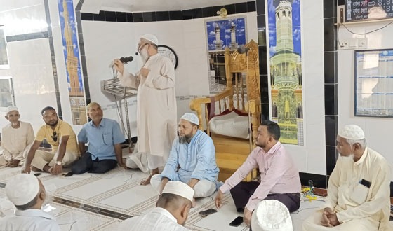 হরিণতোয়ায় মুসল্লী সমাবেশে সাতকানিয়া উপজেলা জামায়াত আমীর