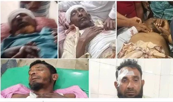 বাউফলে বাজার দখলকে কেন্দ্র করে দুই পক্ষের সংঘর্ষ