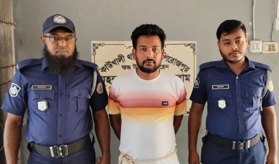 কাউখালীতে নাশকতার মামলার আসামি গ্রেফতার