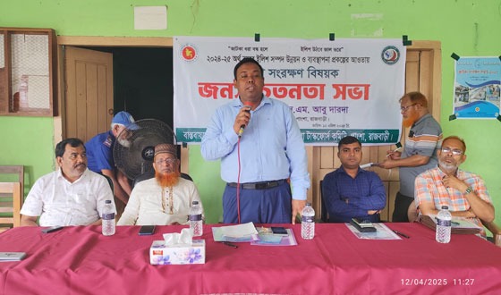 পাংশায় জাটকা ইলিশ সংরক্ষণ বিষয়ক সভা