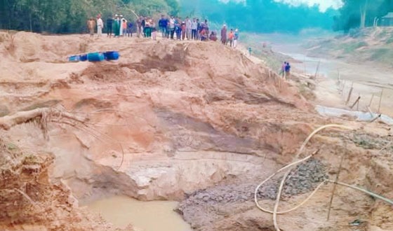 শেরপুর গারো পাহাড়ের বালুমহাল বিলুপ্ত ঘোষণা