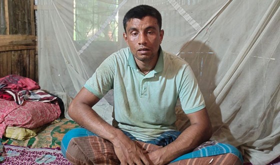 নাজিরপুরে মানসিক ভারসম্যহীন হয়ে মানবেতর জীবন যাপন করছে হানিফ