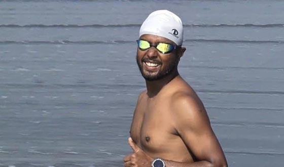 কুতুবদিয়া চ্যানেল পাড়ি দিলেন চাঁদপুরের মাহমুদুল হাসান মাসুম