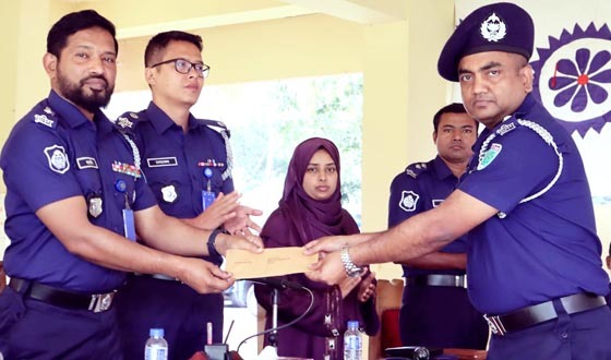 জেলায় শ্রেষ্ঠ হলেন শ্রীমঙ্গল থানার ওসি আমিনুল ইসলাম