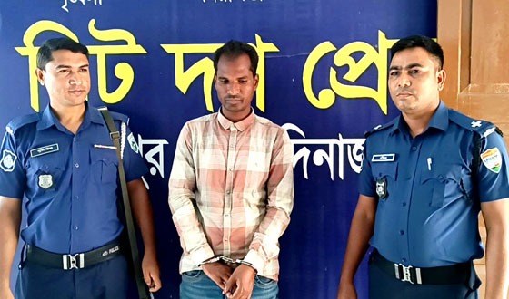 হিলিতে ভুয়া পুলিশ সদস্য আটক