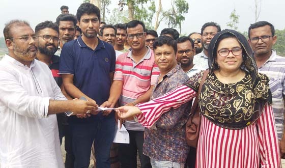 ধামইরহাটে রাজস্ব আদায়ে বালুমহাল ইজারা, দখল হস্তান্তর