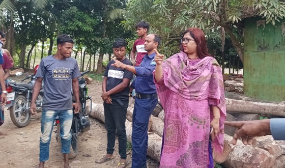 রাজনগরে পাঁচলক্ষ টাকা জরিমানা আদায়