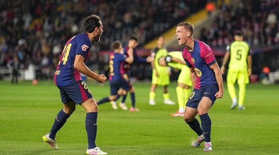 ঘাম ঝরানো জয়ে শিরোপা স্বপ্ন টিকে রইলো বার্সার