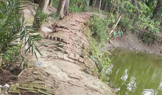 বাবুগঞ্জে রাস্তার বেহাল দশা, দুর্ভোগে ৫ হাজার মানুষ