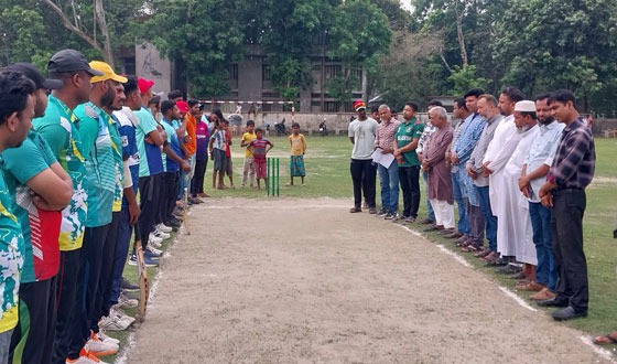 রাজিবপুরে ক্রিকেট টুর্নামেন্ট উদ্বোধন