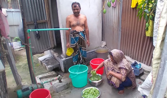 তেঁতুলিয়ায় সুপেয় পানির তীব্র সংকট, সহস্রাধিক পরিবারের নিত্যদিনে দূভোর্গ