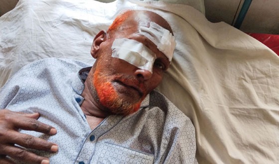 মান্দায় জমি নিয়ে বিরোধে বৃদ্ধকে পিটিয়ে জখম