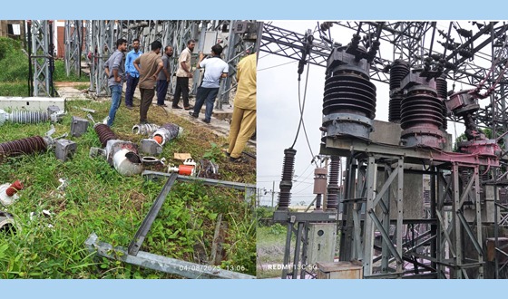 হবিগঞ্জের শাহজিবাজার গ্রিড উপকেন্দ্রে আবারও আগুন