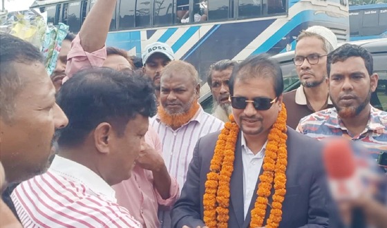 নিজ জন্মভূমিতে ফিরলেন সৌদি আরব শ্রমিক দলের সভাপতি