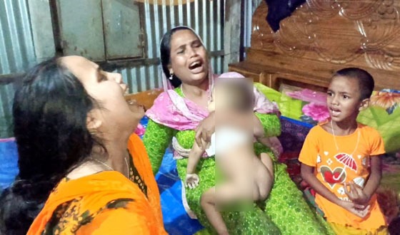 সরিষাবাড়ীতে গলায় চানাচুর আটকে ১১ মাসের শিশুর মৃত্যু