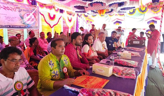 কালিগঞ্জে শুভ জন্মাষ্টমী উপলক্ষে শোভাযাত্রা ও সভা