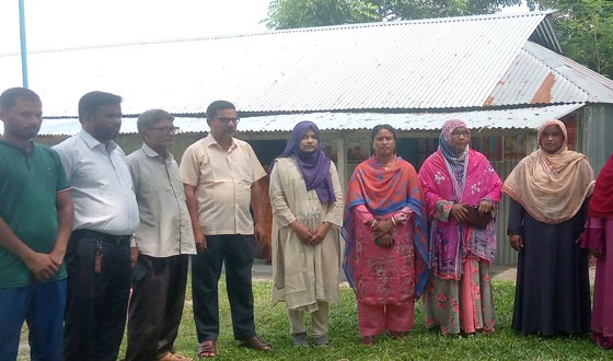 সুন্দরগঞ্জের চর বেলকা স্কুলে ব্যানবেইস জরিপ