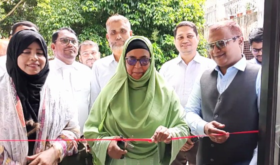 চাঁদপুরে বিচারপ্রার্থীদের বিশ্রামের জন্য ন্যায়কুঞ্জ উদ্বোধন করলেন জেলা ও দায়রা জজ