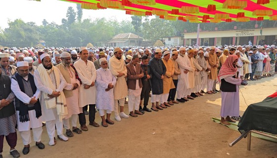 সাঁথিয়ায় বীর মুক্তিযোদ্ধা হোসেন আলী বাগচীর রাষ্ট্রীয় মর্যাদায় দাফন