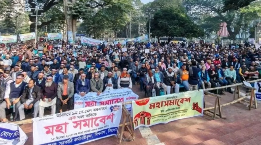দাবি আদায়ে মহাসমাবেশ থেকে সরকারি কর্মচারীদের নতুন ঘোষণা